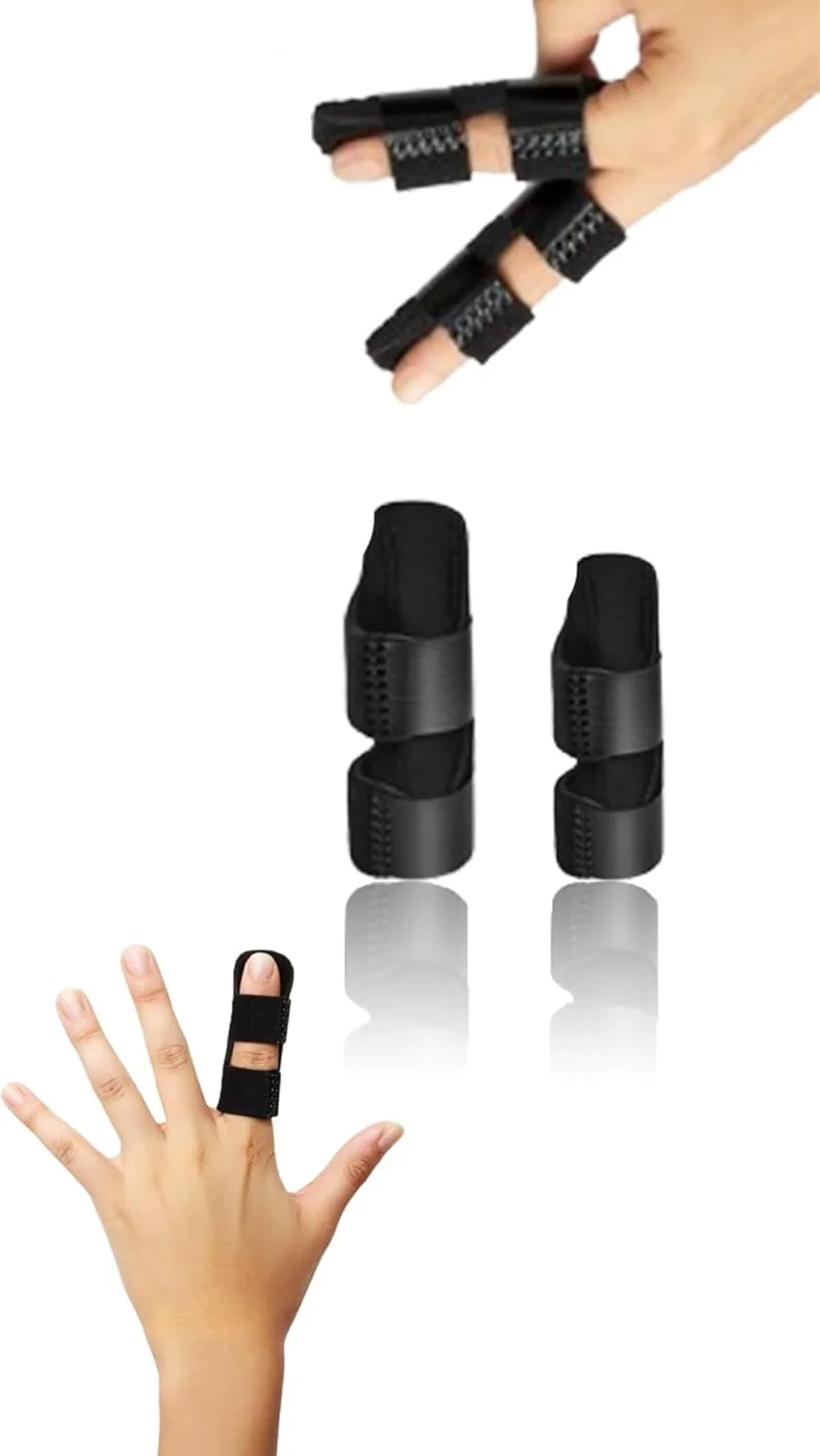 نگهدارنده انگشت شیرین سون 6 عددی - پشتیبانی و تثبیت انگشتان شکسته، آرتروز، بی حرکتی مفصل انگشت