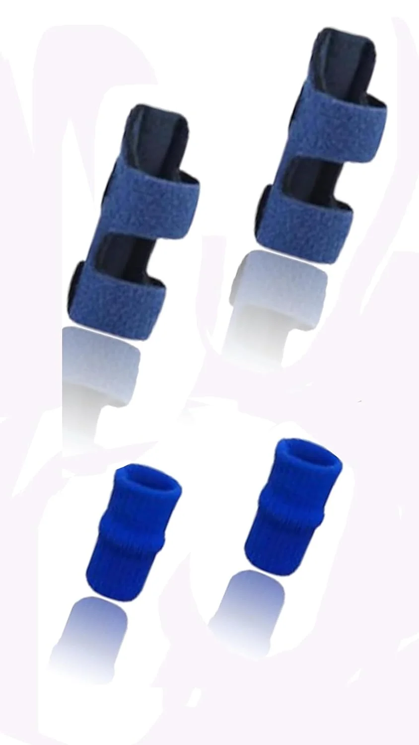 مجموعه آتل و آستین انگشت سون سوییت - تسکین سریع درد انگشت، آرتروز و ناراحتی - 2 آتل + 2 آستین - کیت بریس انگشت قابل تنظیم