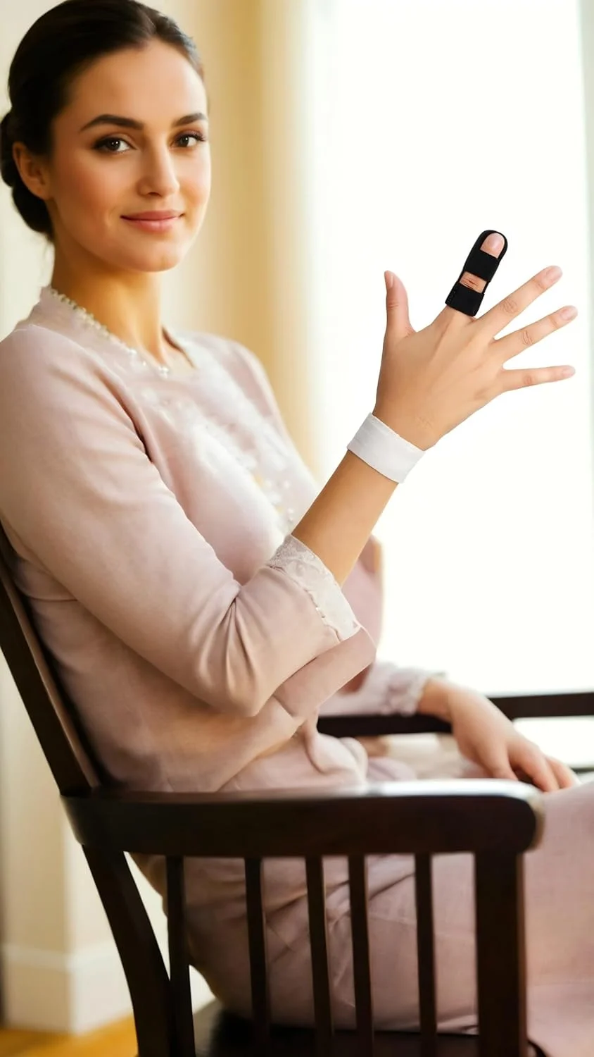 اسپلینت انگشت ماشه ای Sweet seven - بسته 2 عددی برای انگشت اشاره، میانی و حلقه - پشتیبانی راحت اسپلینت انگشت ماشه ای Sweet seven - بسته 2 عددی برای انگشت اشاره، میانی و حلقه - پشتیبانی راحت