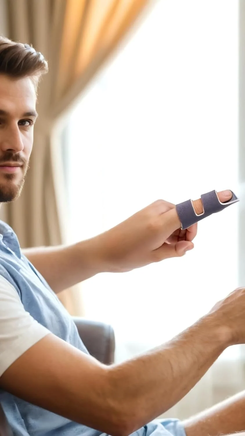 چهار عدد آتل انگشت مدل Sweet Seven - بریس حمایتی برای آرتروز، انگشت ماشه ای، شکستگی و کشیدگی انگشتان (4 رنگ) چهار عدد آتل انگشت مدل Sweet Seven - بریس حمایتی برای آرتروز، انگشت ماشه ای، شکستگی و کشیدگی انگشتان (4 رنگ)