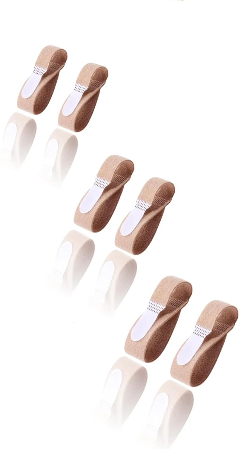 اسپلینت و جداکننده انگشتان پا Sweet seven، 6 عددی - اصلاح انگشتان روی هم افتاده، انگشت چکشی و انگشتان کج. پشتیبانی و محافظت با 3 سایز.