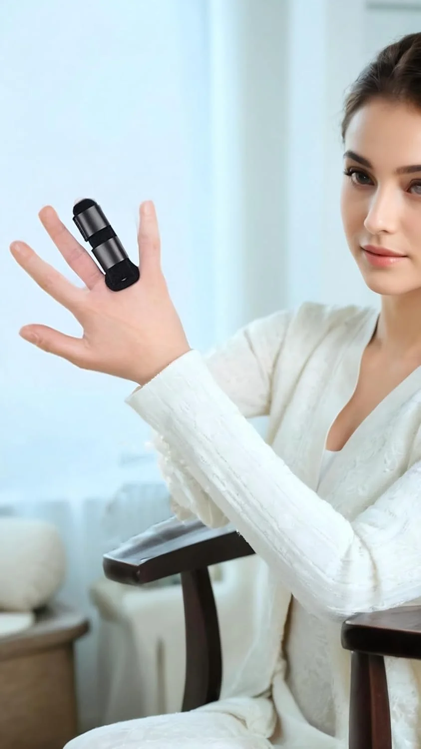 اسپلینت انگشت دو عددی Sweet Seven با 6 آستین نایلونی - بریس حمایتی برای انگشتان آسیب دیده، آرتروز و بی حرکتی مفصل اسپلینت انگشت دو عددی Sweet Seven با 6 آستین نایلونی - بریس حمایتی برای انگشتان آسیب دیده، آرتروز و بی حرکتی مفصل