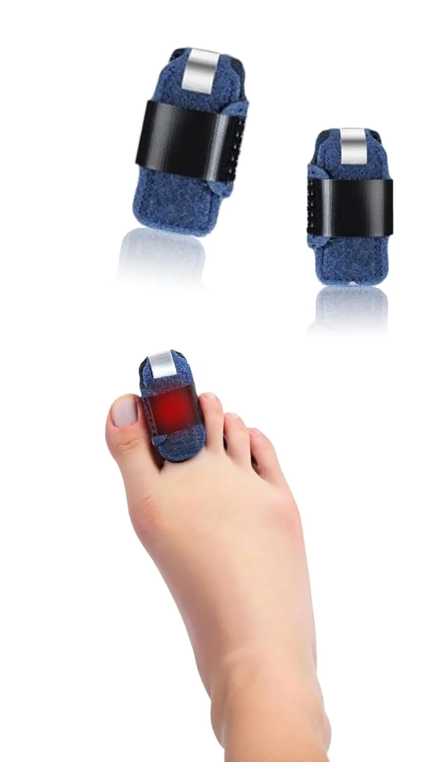 اسپلینت انگشت شکسته Sweet Seven، 2 عددی - پشتیبان و صاف کننده انگشت چکشی و خمیده - مناسب برای آقایان و بانوان