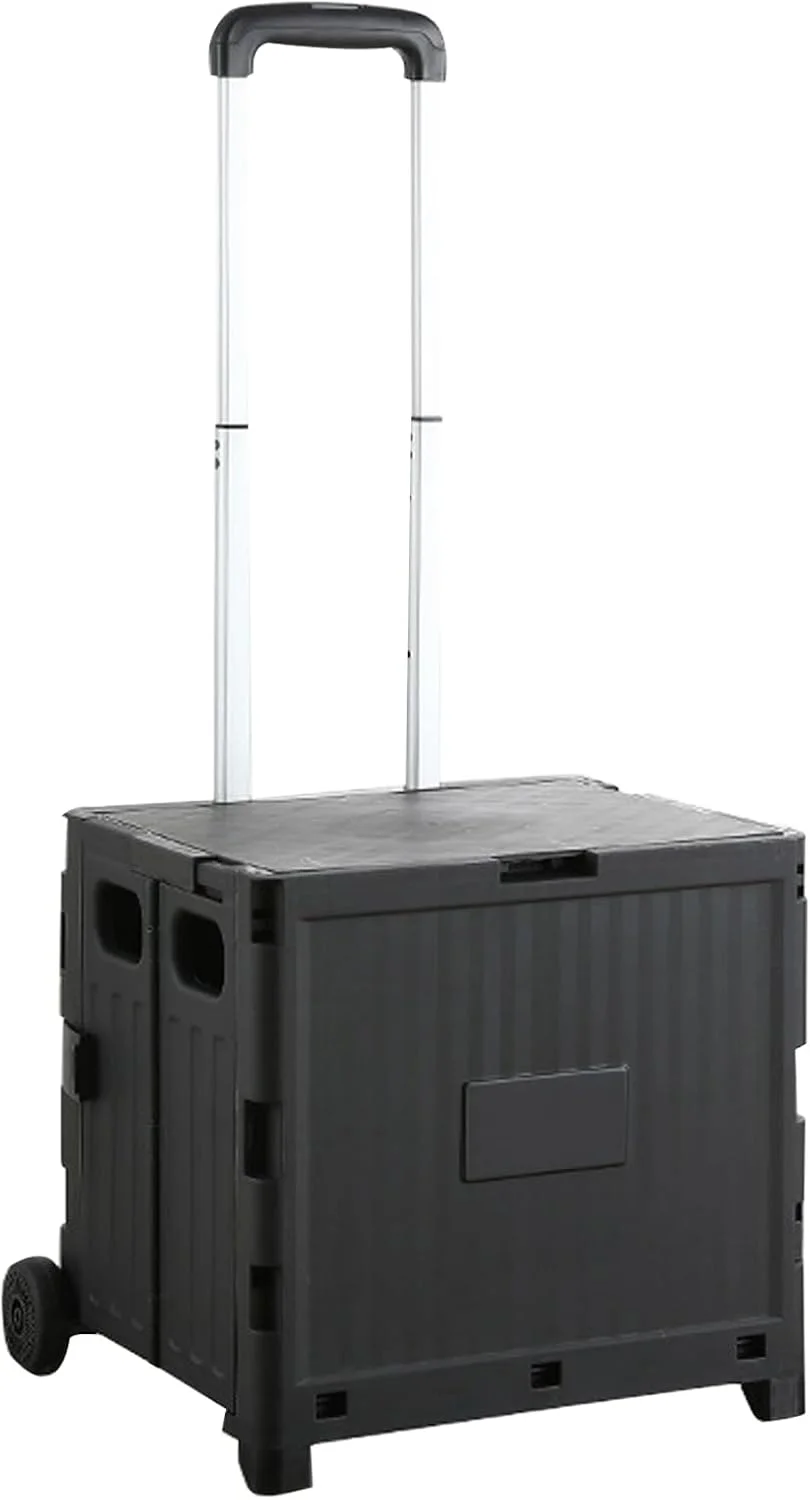 چرخ دستی حمل بار 45 لیتری Beauenty با دو چرخ، چرخ دستی کوهنوردی با درب جداشدنی، چرخ دستی تاشو برای خرید، مسافرت، باربیکیو، حمل و نقل (مشکی) چرخ دستی حمل بار 45 لیتری Beauenty با دو چرخ، چرخ دستی کوهنوردی با درب جداشدنی، چرخ دستی تاشو برای خرید، مسافرت، باربیکیو، حمل و نقل (مشکی)