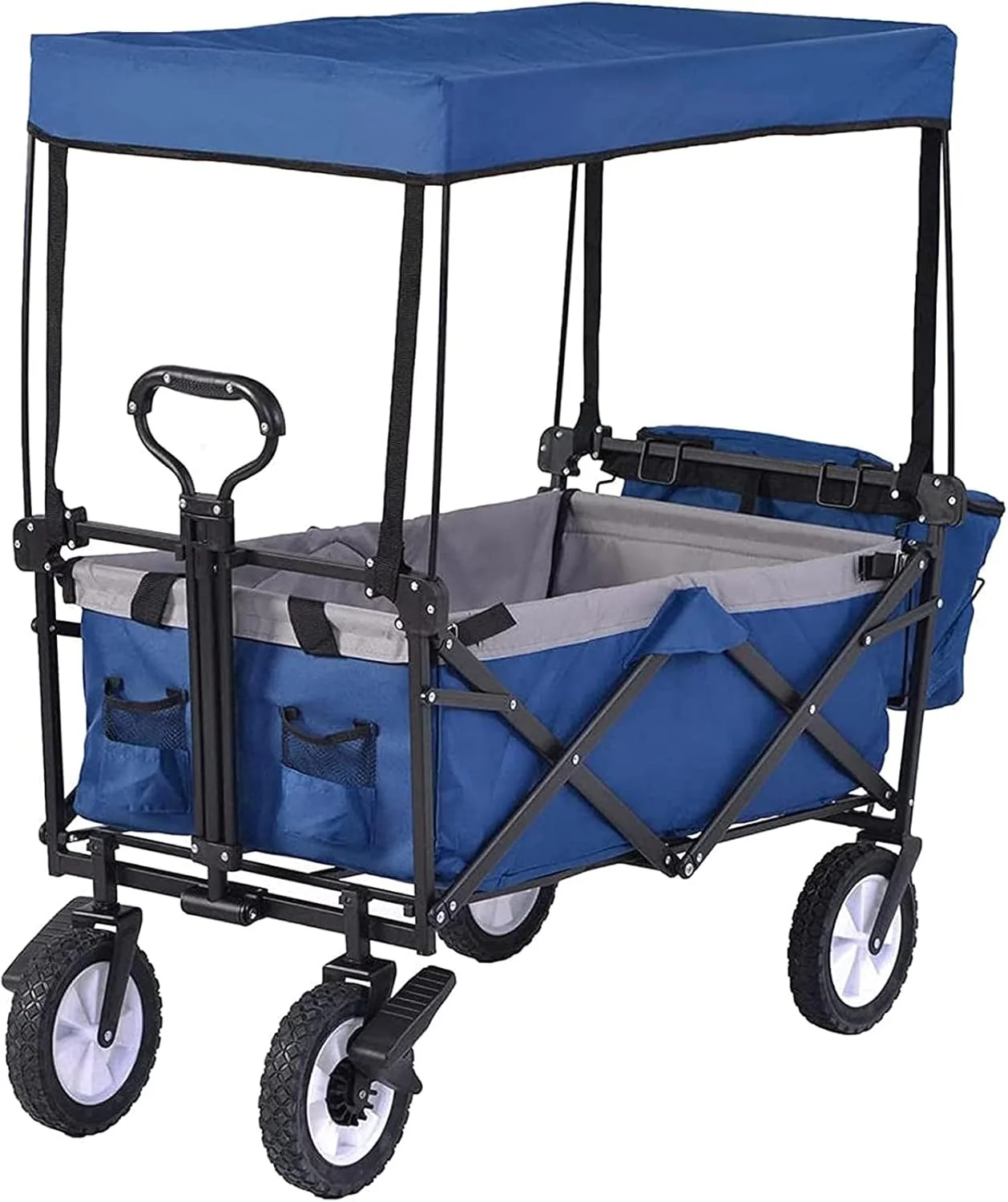 چرخ دستی تاشو باغی HANZALA، واگن کاربردی تاشو مناسب فضای باز، ترمز چرخ دستی باغی مناسب فضای باز، سایبان لوازم جانبی چرخ دستی کمپینگ مناسب تمام سطوح، قرمز (آبی) چرخ دستی تاشو باغی HANZALA، واگن کاربردی تاشو مناسب فضای باز، ترمز چرخ دستی باغی مناسب فضای باز، سایبان لوازم جانبی چرخ دستی کمپینگ مناسب تمام سطوح، قرمز (آبی)