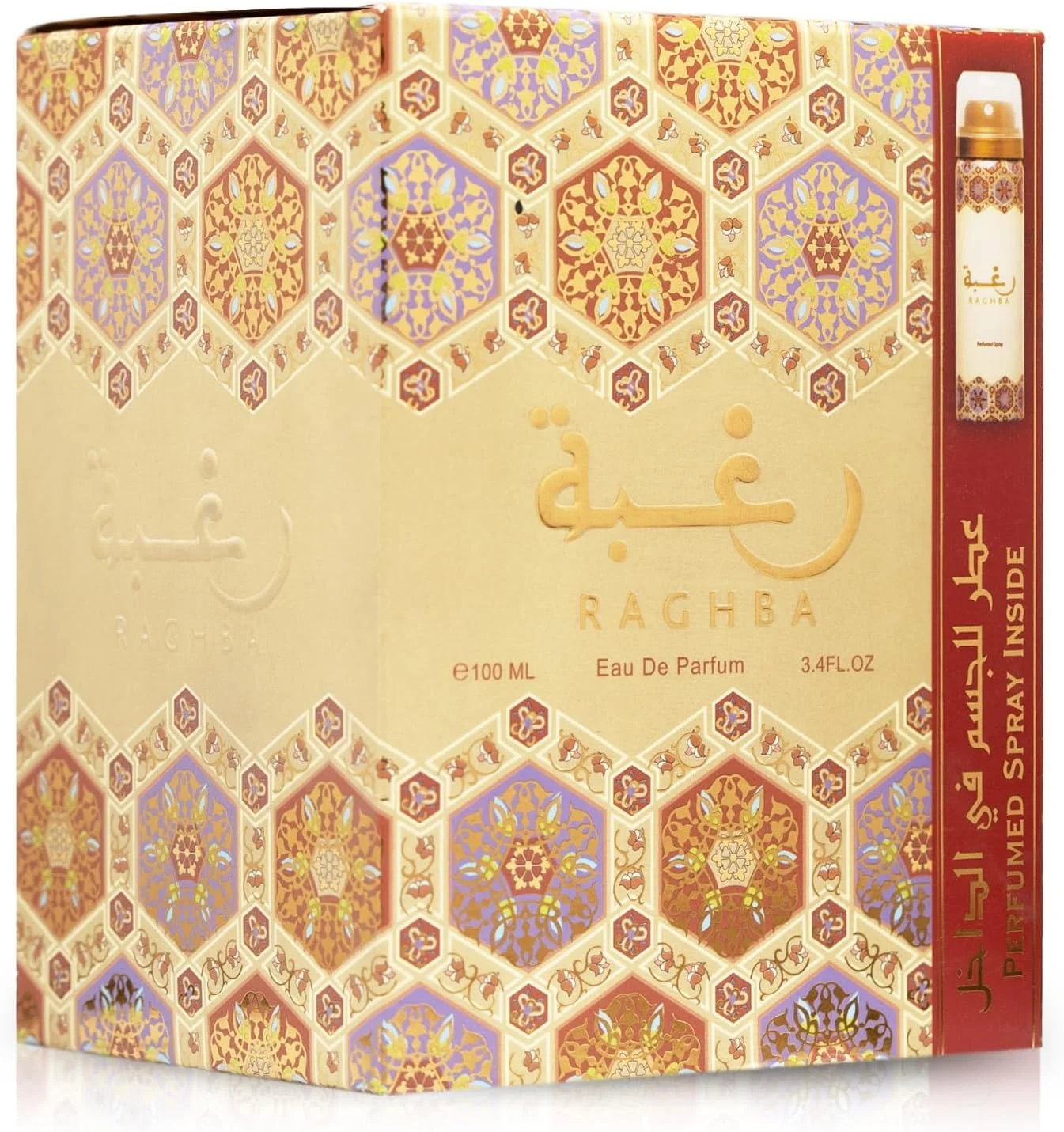 عطر عربی رغبا از لطافه پرفیومز برای آقایان و بانوان - ادو پرفیوم، 100 میلی لیتر عطر عربی رغبا از لطافه پرفیومز برای آقایان و بانوان - ادو پرفیوم، 100 میلی لیتر