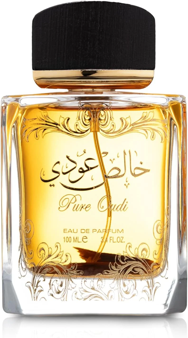 ادکلن لطافه Pure Oudi مناسب برای آقایان و بانوان، 100 میلی لیتر به همراه اسپری دئودورانت 50 میلی لیتر