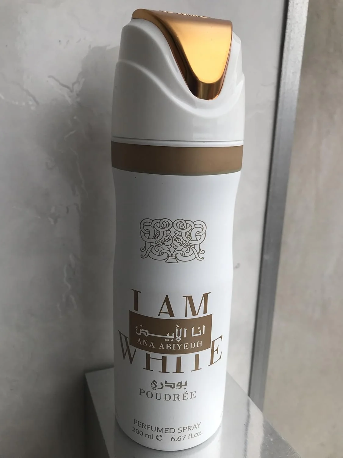 اسپری دئودورانت زنانه لطافه انا ابیض پودری 200 میلی لیتر