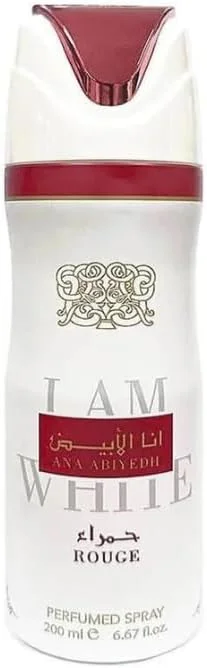 اسپری دئودورانت унисекс لطافه انا ابیض رژ 200 میلی لیتر