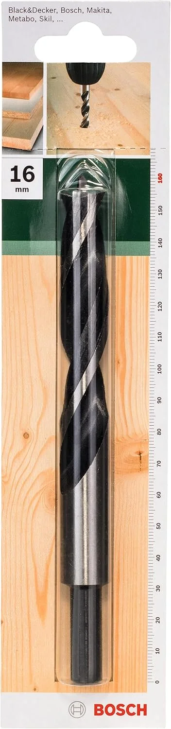 مته های خزینه چوب بوش مدل 2609255213 با قطر 16 میلی متر و طول 160 میلی متر