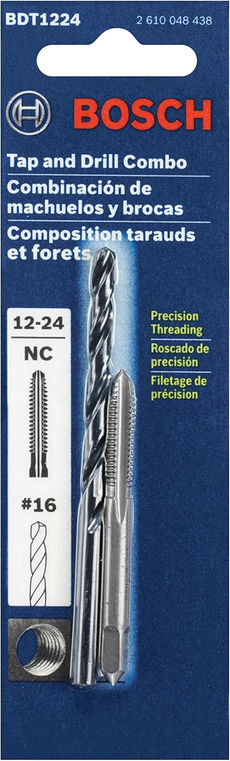 مجموعه قلاویز و مته بوش BDT1032 سایز 10-32 مجموعه قلاویز و مته بوش BDT1032 سایز 10-32