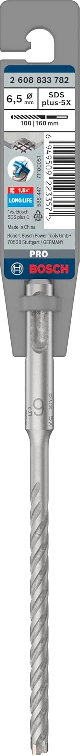 مته چهارشیار بوش مدل 2608833782 SDS-PLUS-5X سایز 6.5x100x160 مته چهارشیار بوش مدل 2608833782 SDS-PLUS-5X سایز 6.5x100x160
