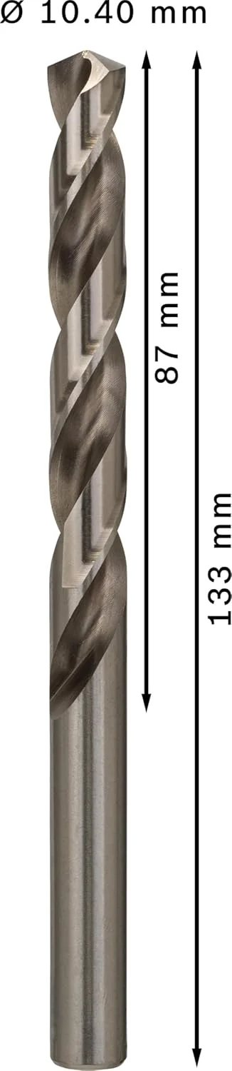 مته فلز HSS-G بوش پروفشنال (بسته 5 عددی، قطر 10.4 میلی متر)