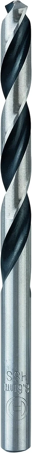 مجموعه ۱۰ عددی مته مارپیچ HSS PointTeQ بوش پروفشنال (مناسب فلز، ۸.۶ x ۸۱ x ۱۲۵ میلی متر، لوازم جانبی دریل)