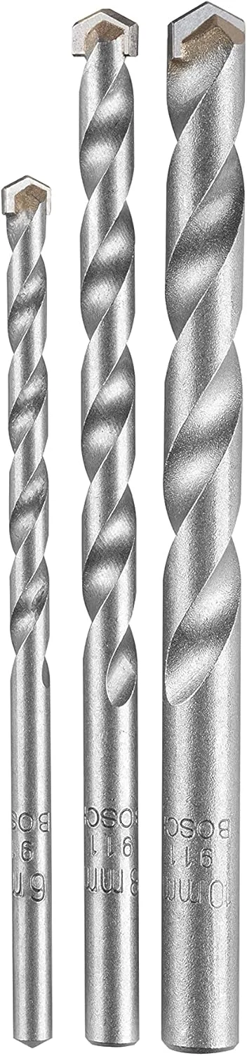 مجموعه مته ضربه ای / مته الماسه بوش پروفشنال با قطرهای 6 میلی متر، 8 میلی متر، 10 میلی متر، بسته 3 عددی مجموعه مته ضربه ای / مته الماسه بوش پروفشنال با قطرهای 6 میلی متر، 8 میلی متر، 10 میلی متر، بسته 3 عددی