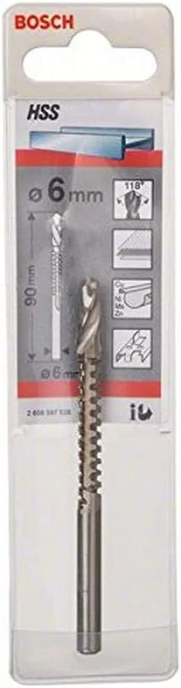 مته فرز بوش پروفشنال 2608597528، نقره ای، 6x90 میلی متر