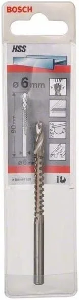 مته فرز بوش پروفشنال 2608597528، نقره ای، 6x90 میلی متر