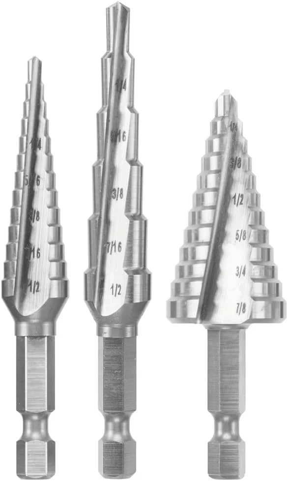 مجموعه مته پله ای توربو بوش مدل IMSDC003، سه عددی، فولاد تندبر مجموعه مته پله ای توربو بوش مدل IMSDC003، سه عددی، فولاد تندبر