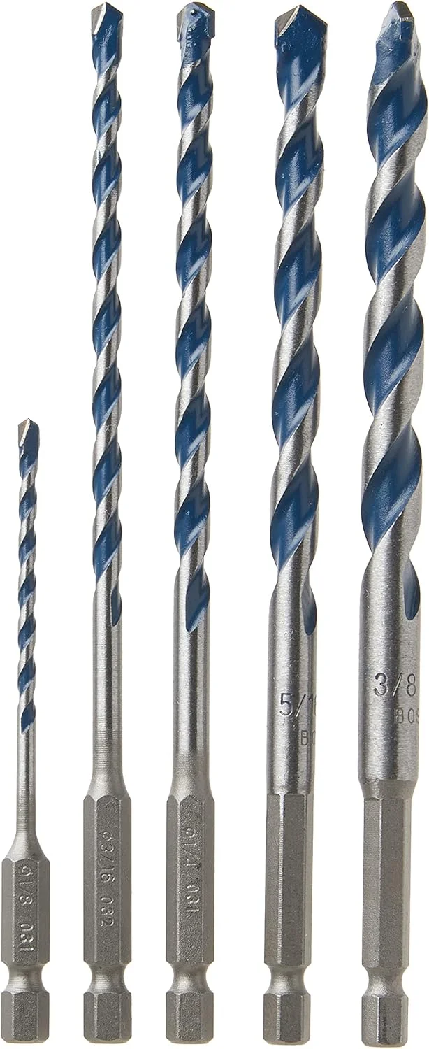 مجموعه ۵ عددی مته چکش تخریب کاربید BlueGranite بوش مدل HCBG500