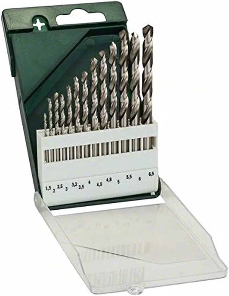 مجموعه ۱۳ عددی مته فلز HSS-G بوش مدل 2609255061 مطابق با استاندارد DIN 338 مجموعه ۱۳ عددی مته فلز HSS-G بوش مدل 2609255061 مطابق با استاندارد DIN 338