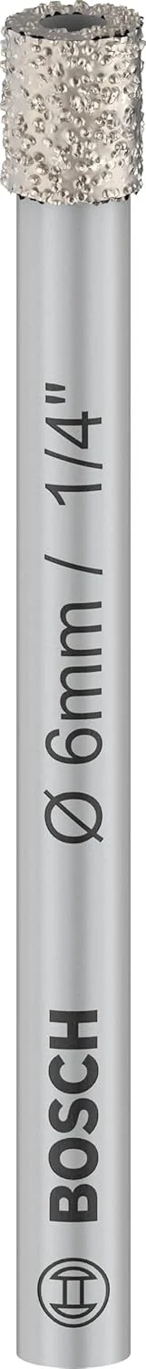 مته الماسه سرامیک بوش پروفشنال مدل Expert، مناسب برای کاشی سخت، سنگ سخت، سنگ نرم، قطر 6 میلی متر، لوازم جانبی دریل مته الماسه سرامیک بوش پروفشنال مدل Expert، مناسب برای کاشی سخت، سنگ سخت، سنگ نرم، قطر 6 میلی متر، لوازم جانبی دریل