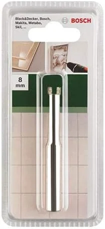 مته الماسه سرامیک بوش 8 میلی متری - 2609256c98، نقره ای