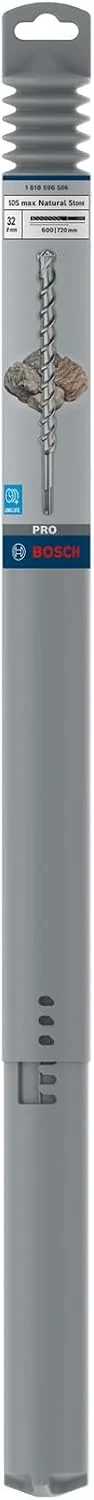 مته چکش SDS-Max-9 سنگ طبیعی بوش 1618596507، 32 میلی متر × 800 میلی متر × 920 میلی متر
