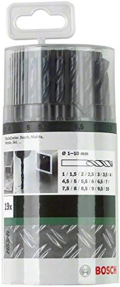 مجموعه مته فلز HSS-R بوش مدل 2609255033 (19 عددی)