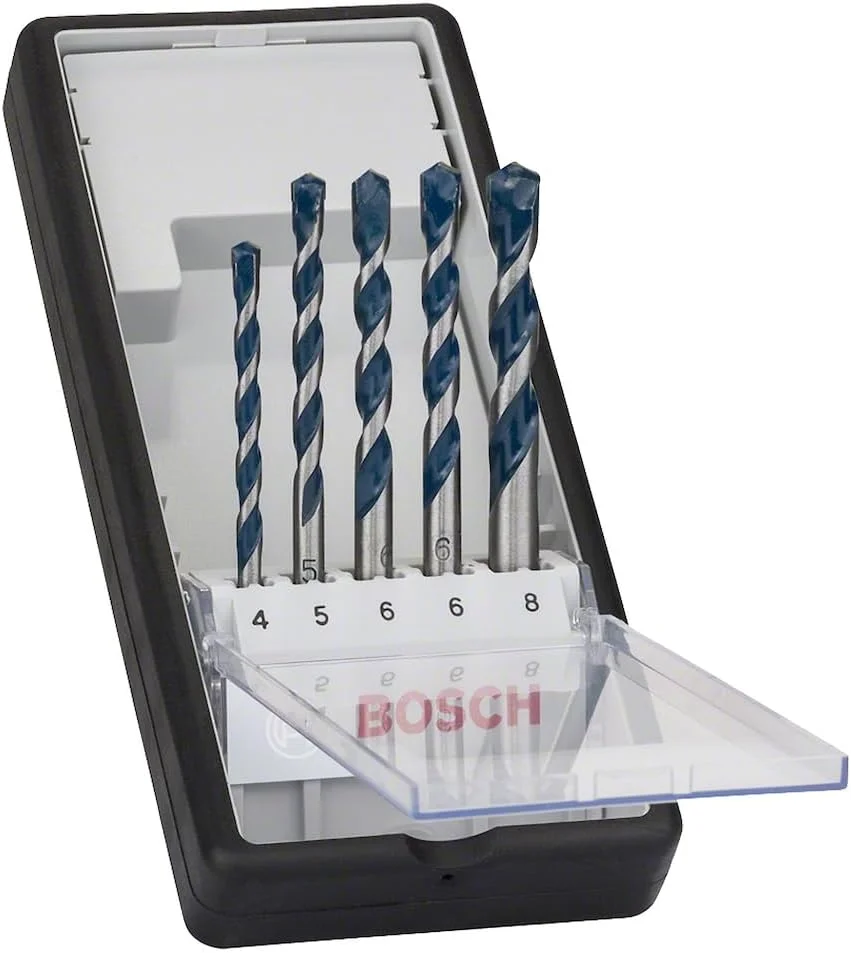 مجموعه 5 عددی مته بتن CYL-5 بوش Robust-Line، سایز 4 تا 8 میلی متر، مدل 2608588165