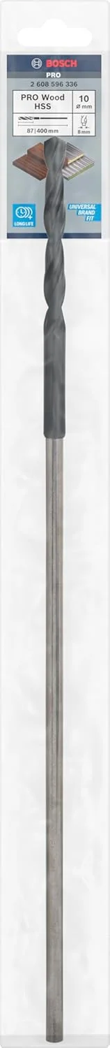 مته نجاری بوش 2608596336 با ساق استوانه ای 10 میلی متر در 400 میلی متر