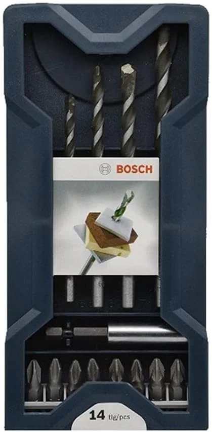 مجموعه ۱۴ عددی پیچ گوشتی و مته چند منظوره بوش مجموعه ۱۴ عددی پیچ گوشتی و مته چند منظوره بوش