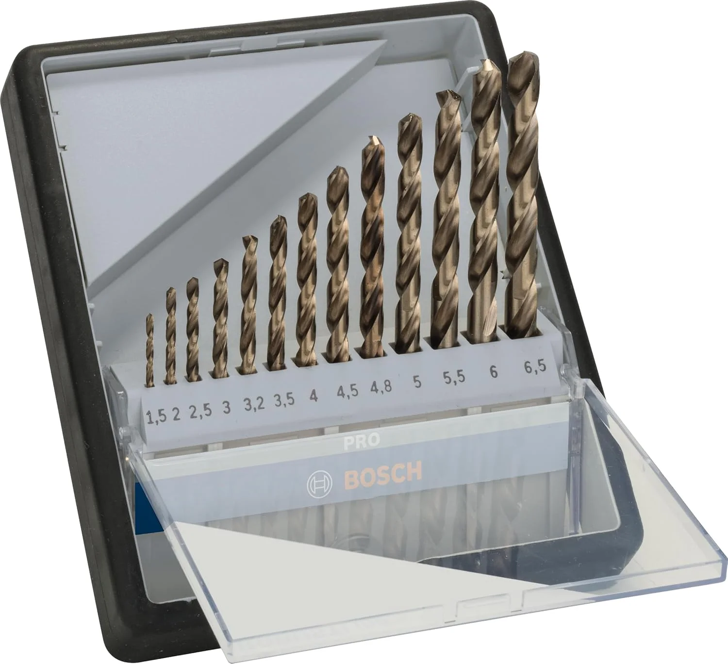 مجموعه ۱۳ عددی مته فلز HSS-Co بوش مدل 2607019926، طلایی