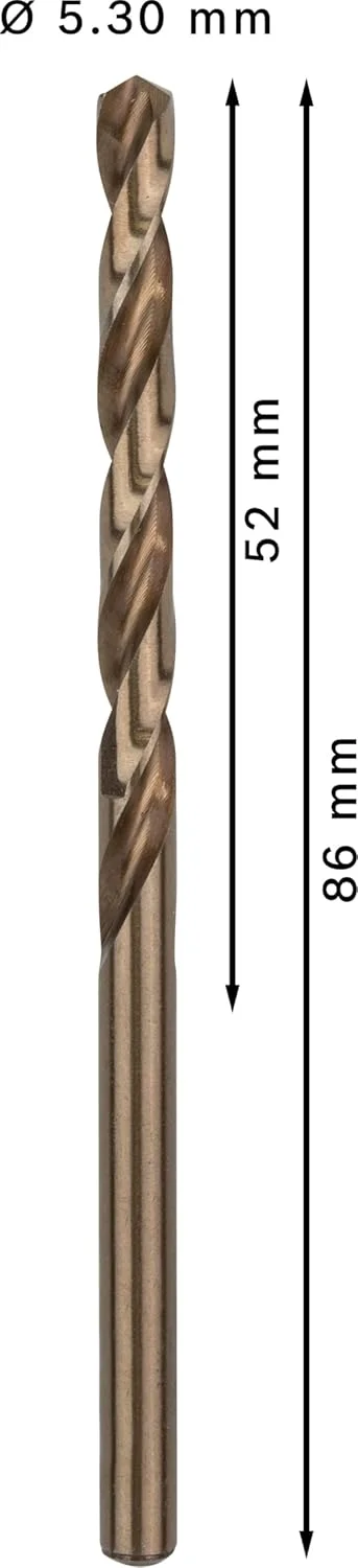 مته فلز بوش 2608588095، HSS-CO 5، 3 میلی متر 10 عددی، 0 ولت، برنزی مته فلز بوش 2608588095، HSS-CO 5، 3 میلی متر 10 عددی، 0 ولت، برنزی