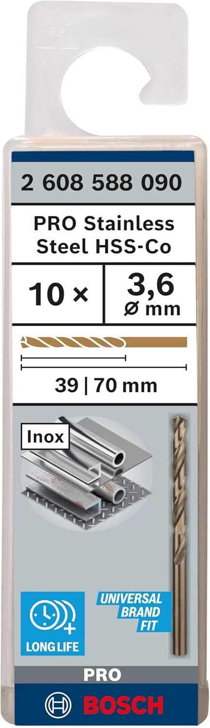 مته فلز بوش 2608588090، HSS-CO 3، 6 میلی متر 10 عددی، 0 ولت، برنزی مته فلز بوش 2608588090، HSS-CO 3، 6 میلی متر 10 عددی، 0 ولت، برنزی