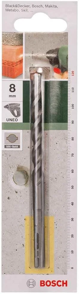 مته بتن بوش 2609256906 (SDS-Quick 8X75X120 برای بوش Uneo)