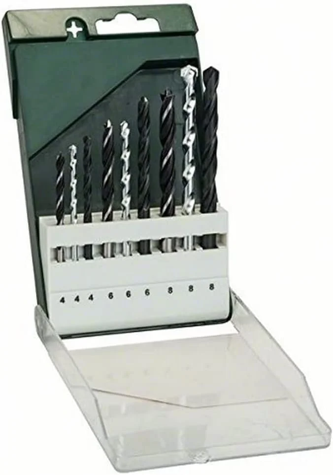 مجموعه مته های فلز/چوب/سنگ HSS-R بوش مدل 2609255483 (9 عددی)