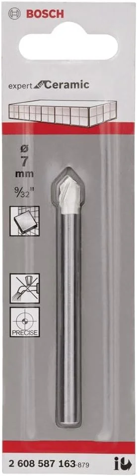 مته سرامیک بوش مدل CYL-9 سایز 7 میلی متر در 80 میلی متر مته سرامیک بوش مدل CYL-9 سایز 7 میلی متر در 80 میلی متر