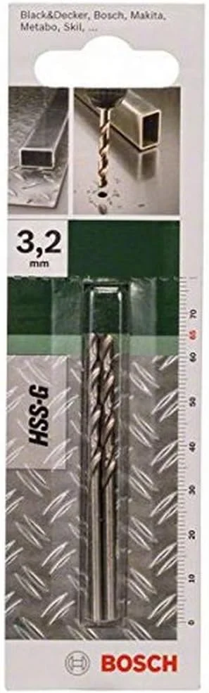 مته فلز HSS-G بوش 2609255039، سایز 3.2x36x65 میلیمتر (2 عددی) مته فلز HSS-G بوش 2609255039، سایز 3.2x36x65 میلیمتر (2 عددی)