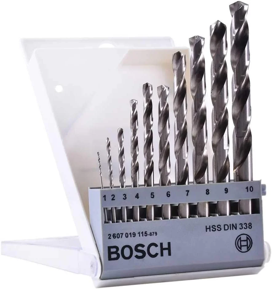 مجموعه ۱۰ عددی مته مارپیچ HSS بوش پروفشنال (۱، ۲، ۳، ۴، ۵، ۶، ۷، ۸، ۹، ۱۰ میلی متر) مجموعه ۱۰ عددی مته مارپیچ HSS بوش پروفشنال (۱، ۲، ۳، ۴، ۵، ۶، ۷، ۸، ۹، ۱۰ میلی متر)