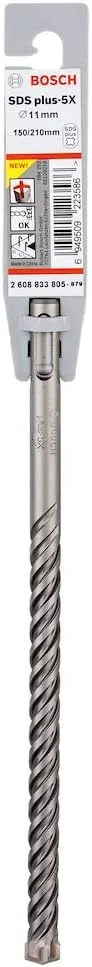 مته SDS Plus بوش 5 x 11 x 150 x 210 میلی متر مته SDS Plus بوش 5 x 11 x 150 x 210 میلی متر