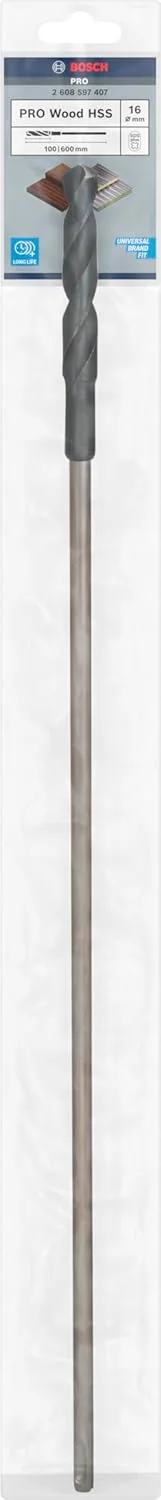 مته بتن SDS Plus بوش پروفشنال 2608597407، نقره ای، 16 x 600 میلی متر