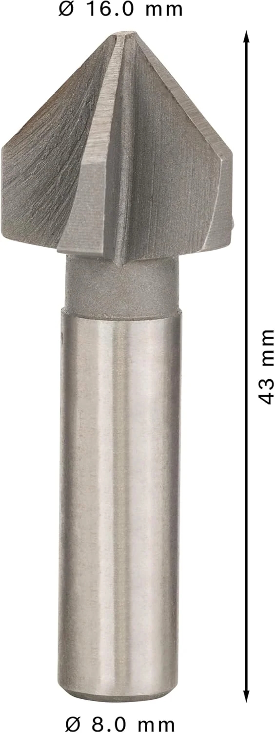 مته خزینه زن HSS بوش 16.0 x 48 x 10 میلی متر مدل 2608596372