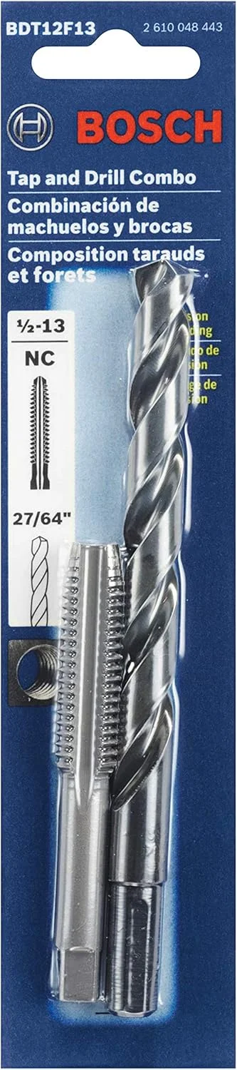 مجموعه قلاویز و مته بوش سایز 1/2-13 مدل BDT12F13