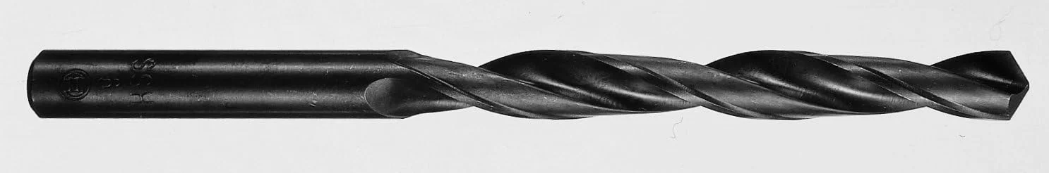 مته فلز HSS-R DIN338 بوش 2607018435، 9.6" x 87" x 133"، مشکی، بسته 10 عددی