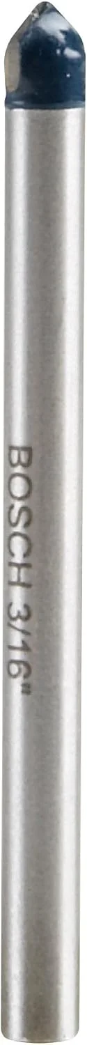 مته کاربیدی بوش GT200 سایز 3/16 اینچ مخصوص شیشه، سرامیک و کاشی، نقره ای