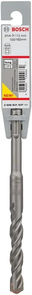 مته چکش SDS-Plus-3 بوش 2608831037 - سایز 13 x 100 x 160 میلی‌متر