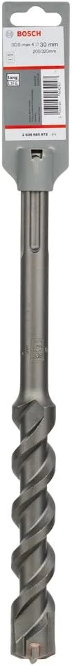 مته چکش SDS-max-4 بوش مدل B2608685872 سایز 30x200x320 میلی متر، 1 عدد