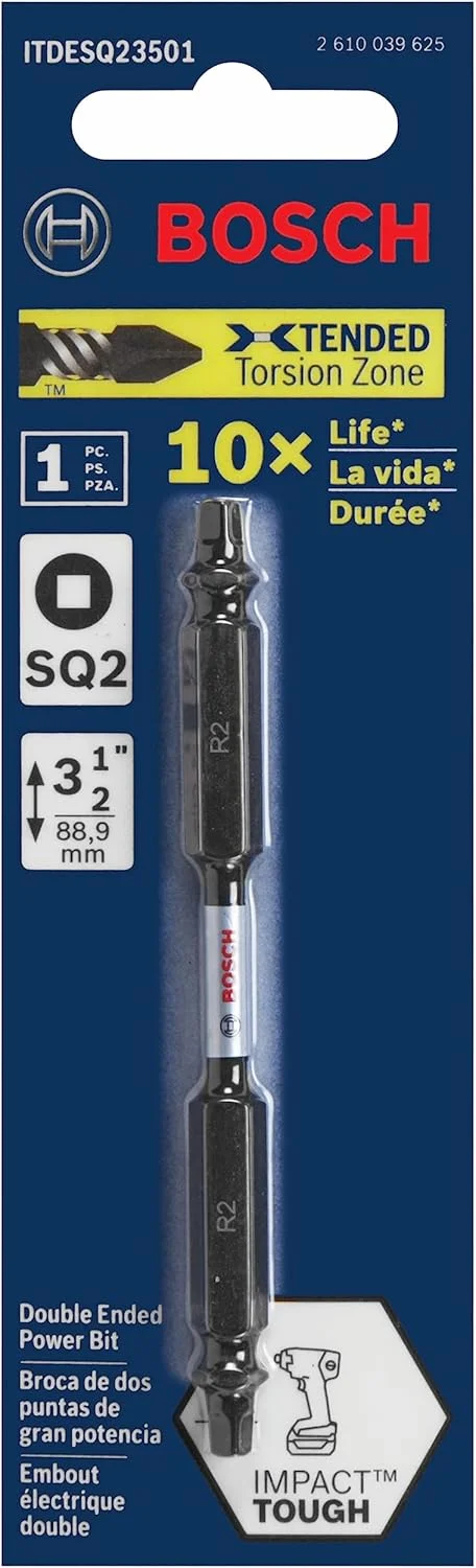 بوش ITDESQ23501 یک عددی 3-1/2 اینچ مربع سری پیچ گوشتی دوسر مقاوم در برابر ضربه شماره 2 بوش ITDESQ23501 یک عددی 3-1/2 اینچ مربع سری پیچ گوشتی دوسر مقاوم در برابر ضربه شماره 2