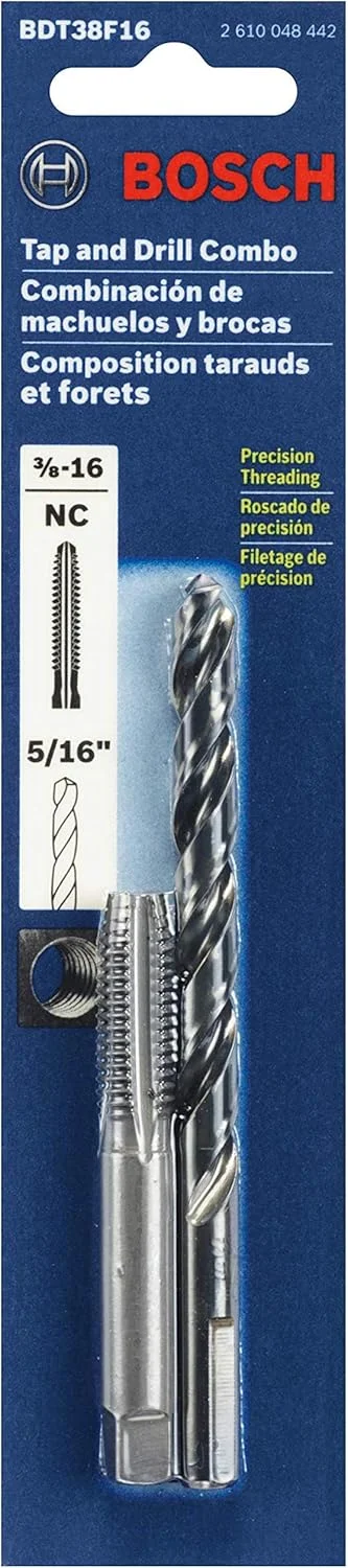 مجموعه قلاویز و مته بوش BDT38F16 سایز 3/8-16