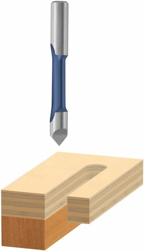 مته پانل راهنما فولادی تندبر بوش مدل 85147 با قطر 3/8 اینچ، تک فلوت و نوک سوراخ‌کاری